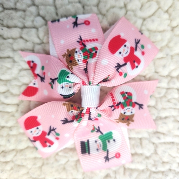 Christmas Clip in bows - Picture 7 of 7